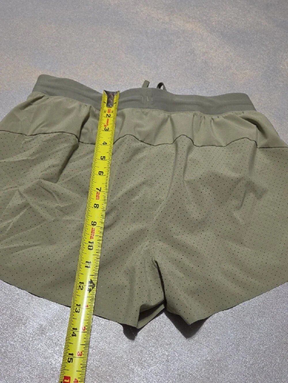 lululemon athletica Olive Performance Running Shorts